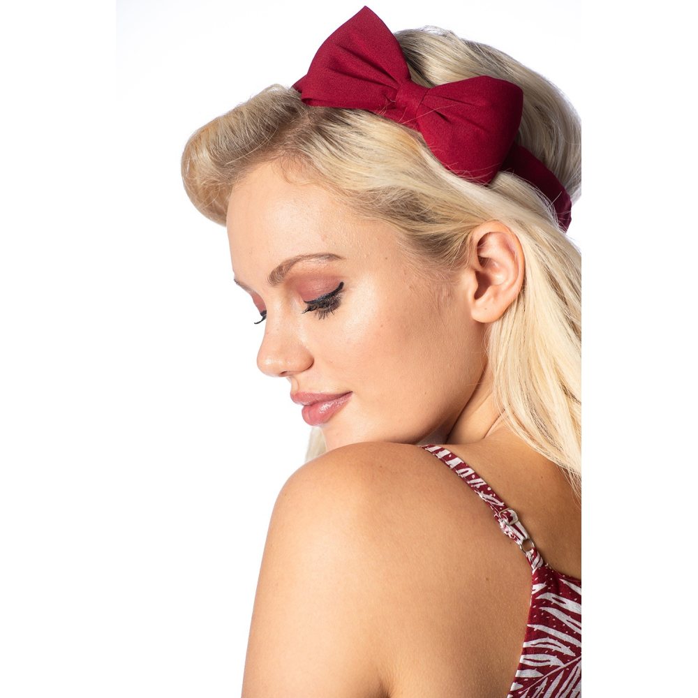 Dancing Days - Dionne Bow Haarband - Rood